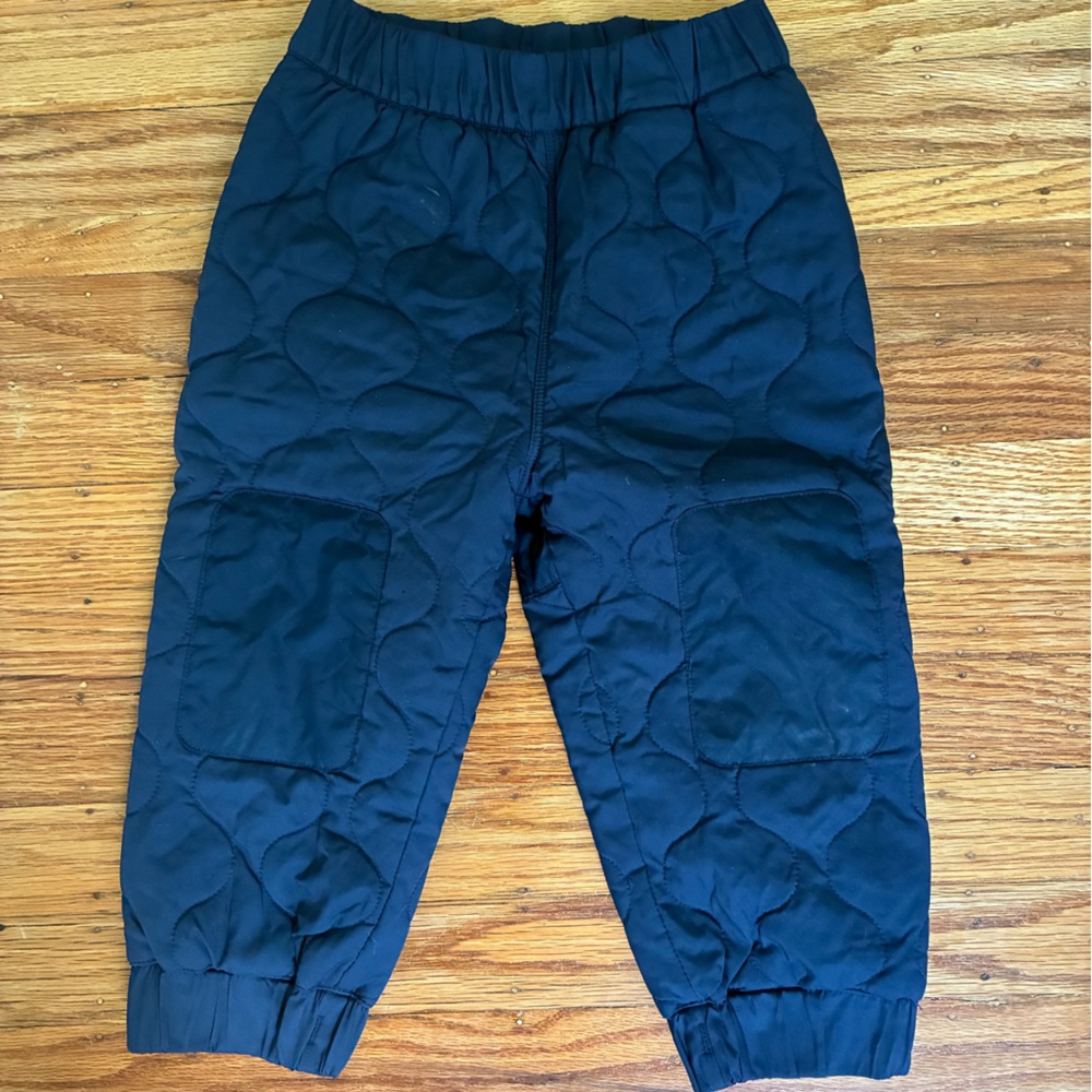 Patagonia Kids Quilted Waterproof pants- Blue